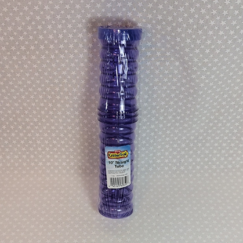 New- KAYTEE- Crittertrail 10" Straight Tube Purple